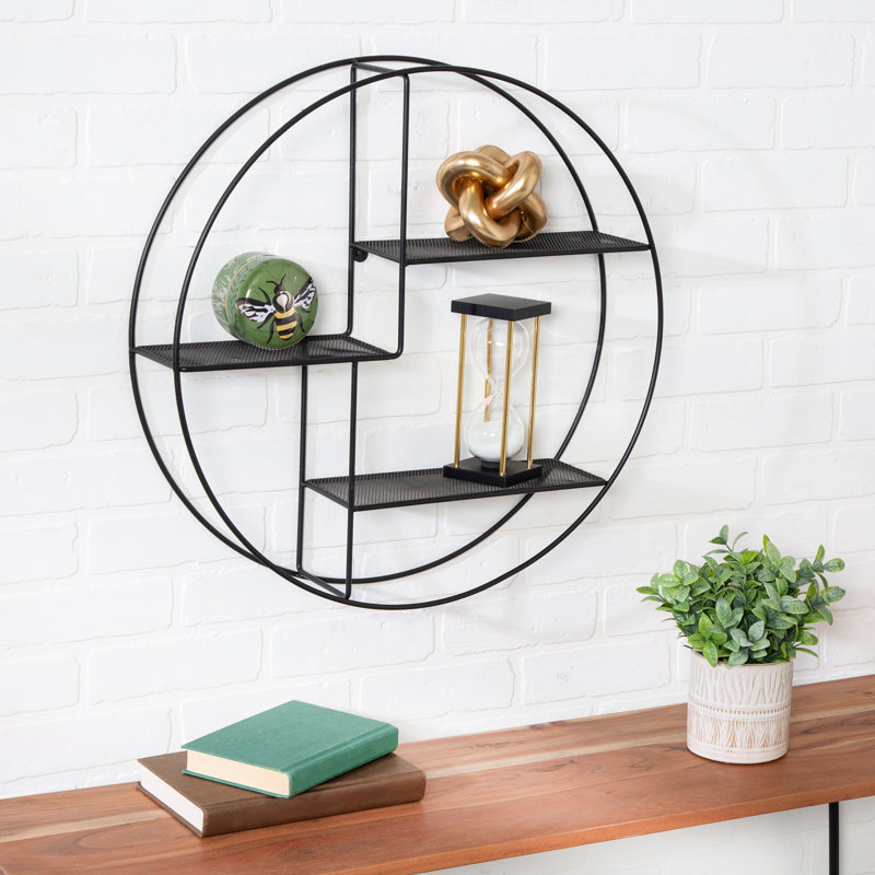 Gracie Oaks Entryway Circular Wall Shelf & Reviews Wayfair.ca